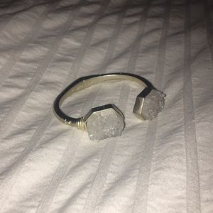 Rare Kendra Scott Drusy Bracelet - Gold